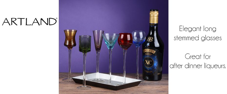Artland long stemmed liqueur glass from Uncle Zitos New Zealand