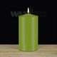 Unwrapped Cylinder Candles