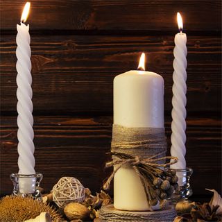 Unwrapped Spiral Candles