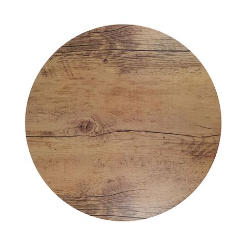 Round Wood Effect Oak Board 310mm