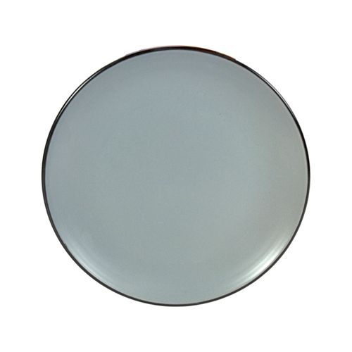 Gusta Solid Round Plate Dark Grey 195mm
