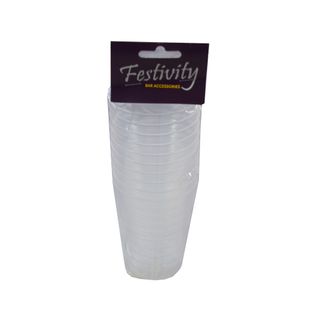 Festivity Disposable Beer Glass 10's