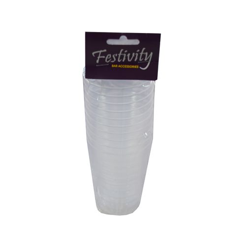 Festivity Disposable Beer Glass 10's