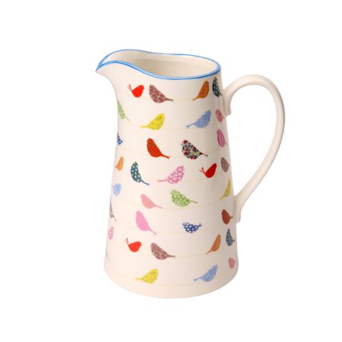 Dexam Little Birds Porcelain Jug 18cm