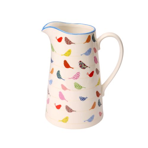 Dexam Little Birds Porcelain Jug 18cm