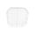 Dishwasher Basket Plain No Divider White