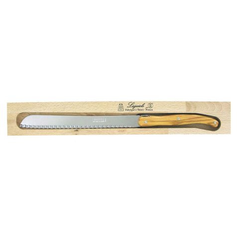 Laguiole Bread Knife Olive Wood