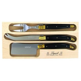 Laguiole Cheese Set Brass 3pc