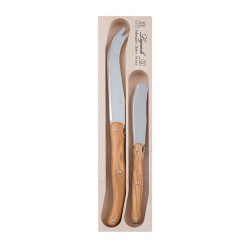 Laguiole Cheese Knife/spreader 2pc Wood