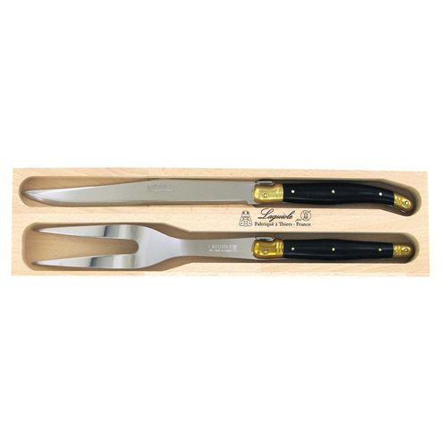 Laguiole Carving Set Brass