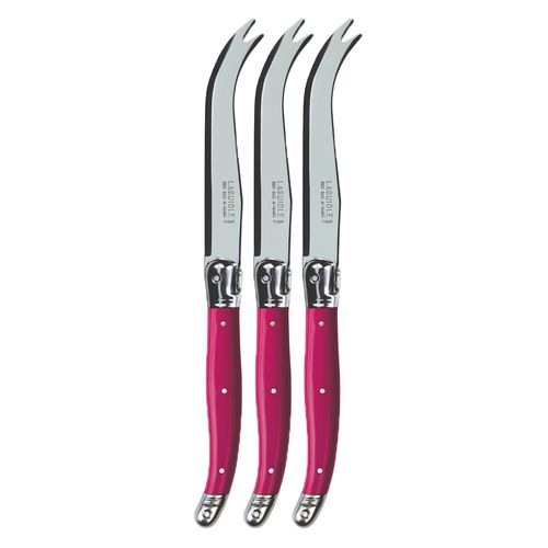 Laguiole Cheese Knife Single Fuchsia (3)