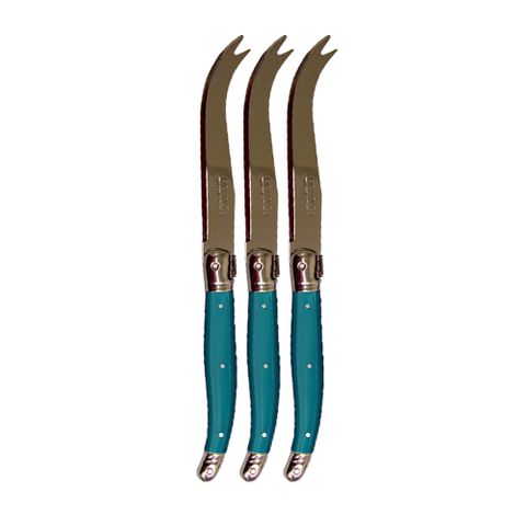 Laguiole Cheese Knife Single Teal (3)