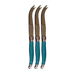 Laguiole Cheese Knife Single Teal (3)