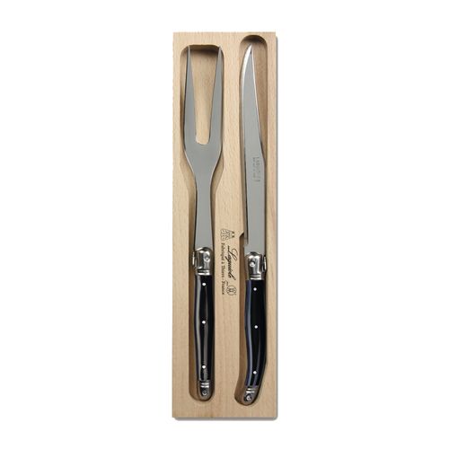 Laguiole Carving Set Black