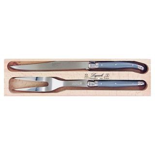 Laguiole Carving Set Mouse Grey