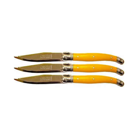 Laguiole Fruit Knife Saffron (3)