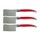 Laguiole Cheese Cleaver Bright Red (3)