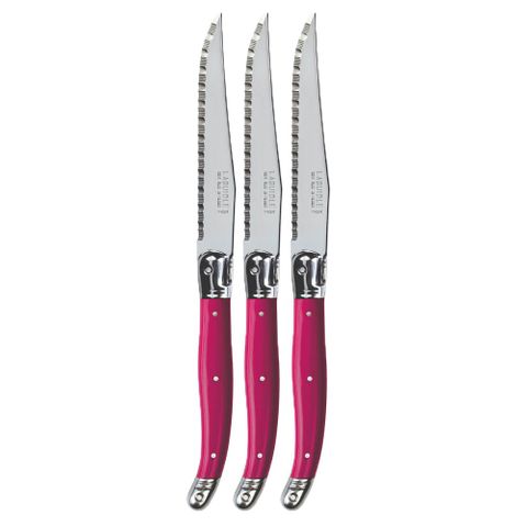 Laguiole Refill Steak Knife Fuchsia(3)
