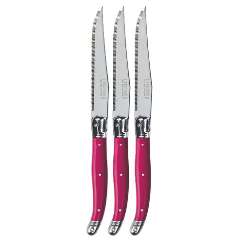 Laguiole Refill Steak Knife Fuchsia(3)
