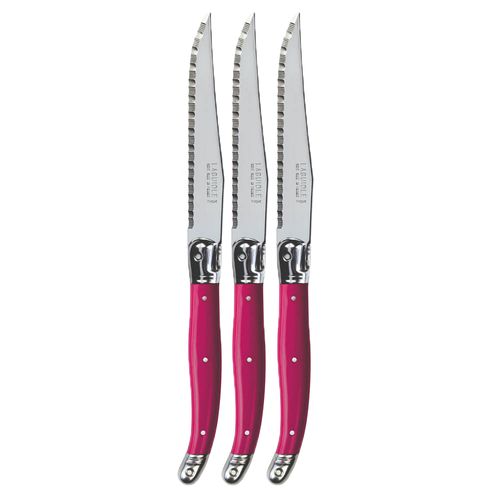 Verdier Refill Steak Knife Fuchsia(3)