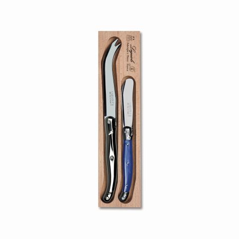 Verdier Cheese Knife/spreader 2pc Blue