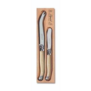 Laguiole Cheese Knife/spreader 2pc Ivory