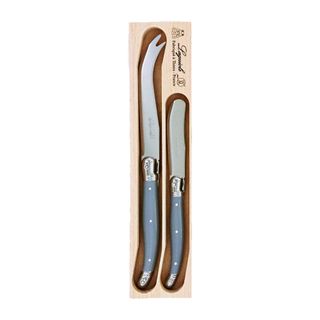 Laguiole Cheese Knife/spreader 2pc Gry