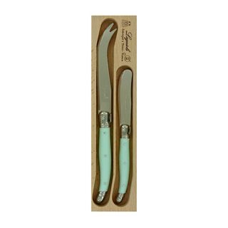 Laguiole Cheese Knife/spreader 2pc Pl Gr