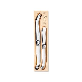 Laguiole Cheese Knife/spreader 2pc Wht
