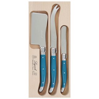 Verdier Cheese Set Teal 3pc