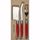 Laguiole Cheese Set Bright Red 3pc