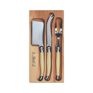 Laguiole Cheese Set Ivory 3pc