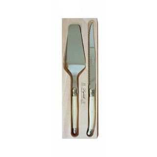 Laguiole Cake Slice Server Set Ivory