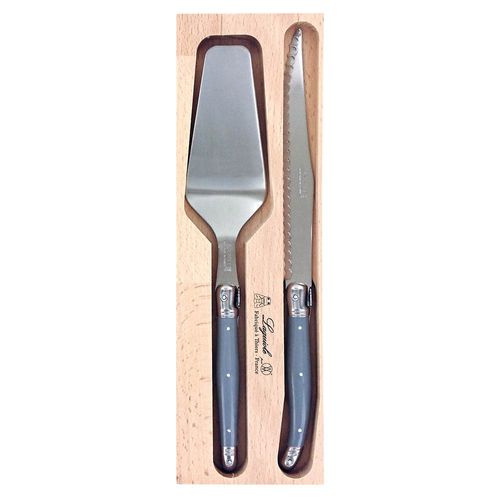 Laguiole Cake Slice Server Set Mouse Gre