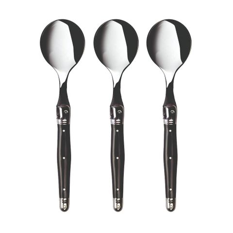 Laguiole Soup Spoon Black (3)