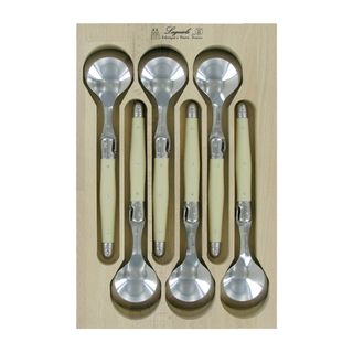 Laguiole Soup Spoon Ivory 6pc Set