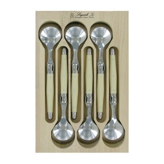 Laguiole Soup Spoon Ivory 6pc Set