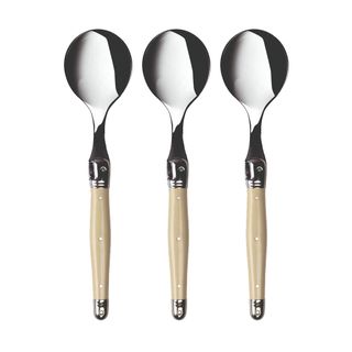 Laguiole Soup Spoon Ivory (3)