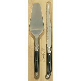 Laguiole Cake Slice Server Set Black
