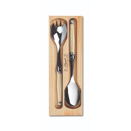 Laguiole Salad Set Ivory
