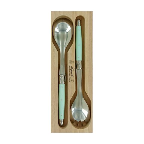 Laguiole Salad Set Pale Green