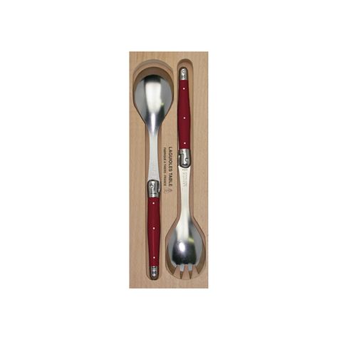 Laguiole Salad Set Red