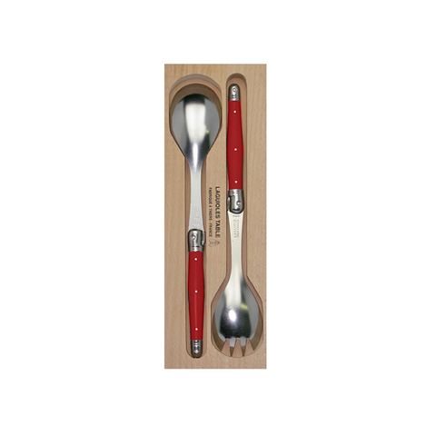 Laguiole Salad Set Bright Red