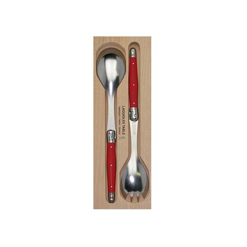 Laguiole Salad Set Bright Red