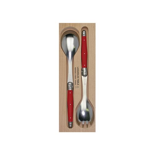 Laguiole Salad Set Bright Red
