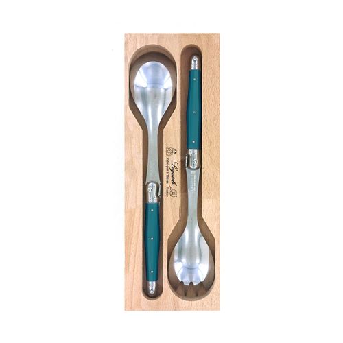 Laguiole Salad Set Teal