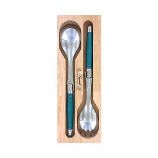 Laguiole Salad Set Teal