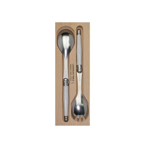 Laguiole Salad Set White