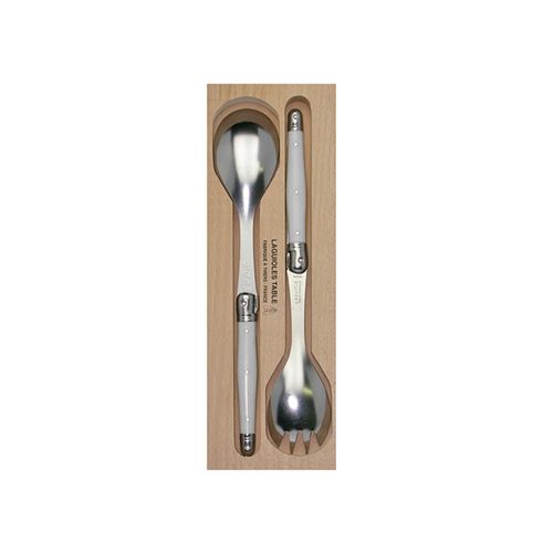 Laguiole Salad Set White
