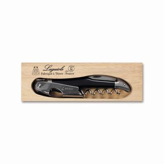 Laguiole Waiters Knife Black Corkscrew